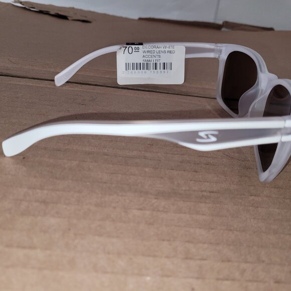 Serfas Optics Decorah Sunglasses White Frame/Red Polarized Lens  NWT Ret… - Picture 6 of 6